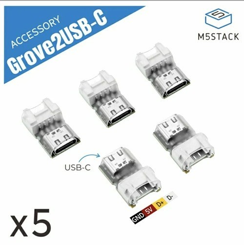 Connector Grove to USB-C (5pcs) SKU: A140