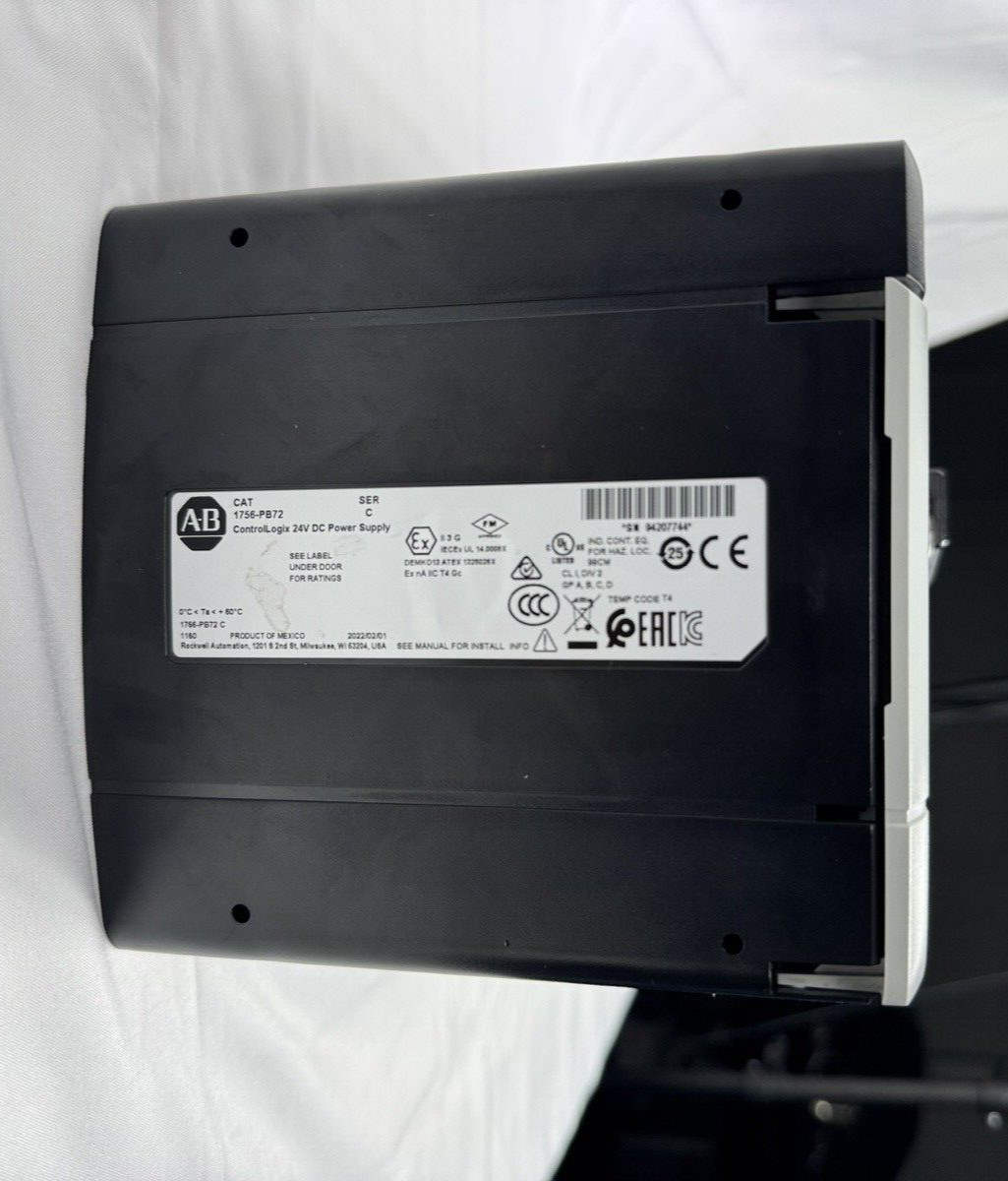 Allen-Bradley 1756-L83ES GuardLogix 5580 PLC w/ 1756-IB16S 1756-OBV8S