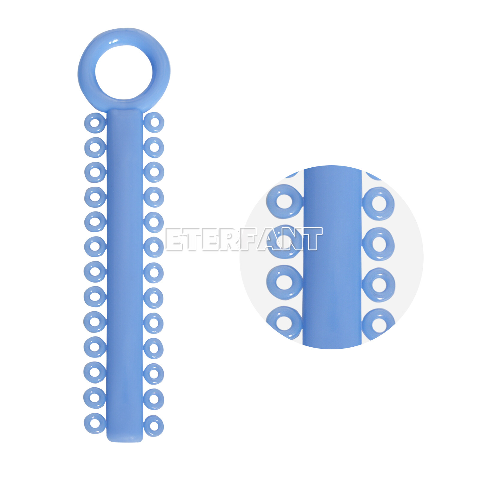 1040PCs ETERFANT Dental Orthodontic Ligature Ties Elastic Rubber Bands Brackets