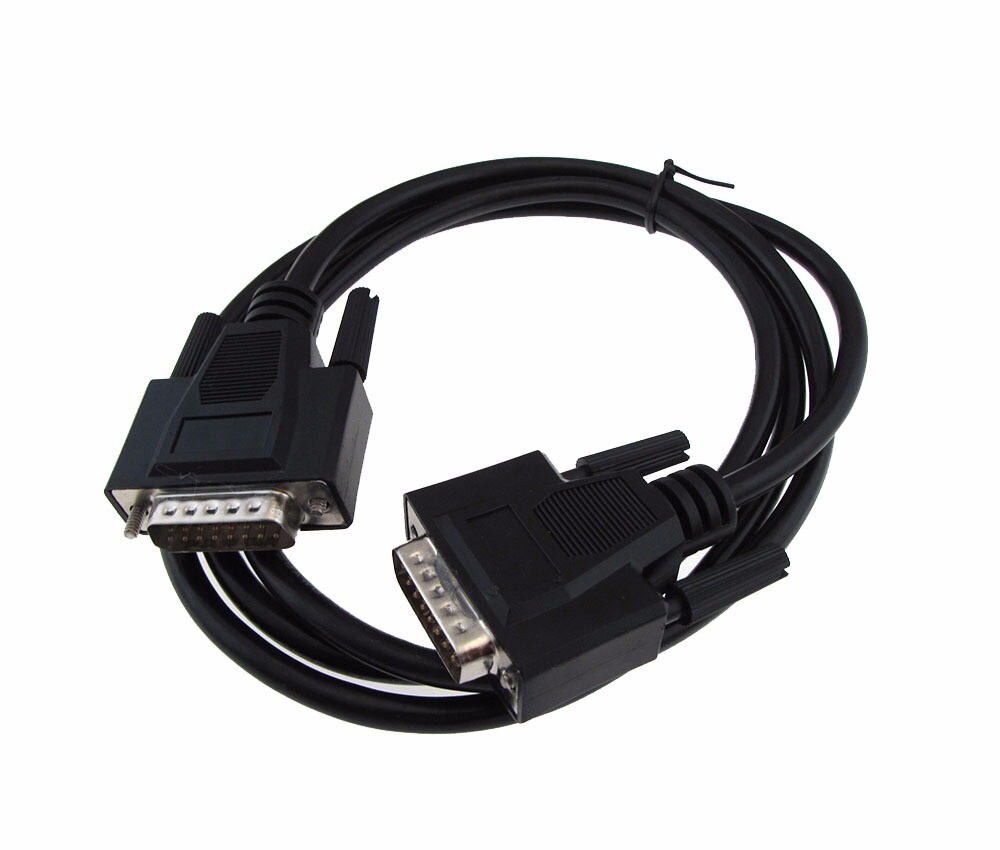DB15 2 Rows Male to Male I/O Signal Connection Cable 15FT(5m)