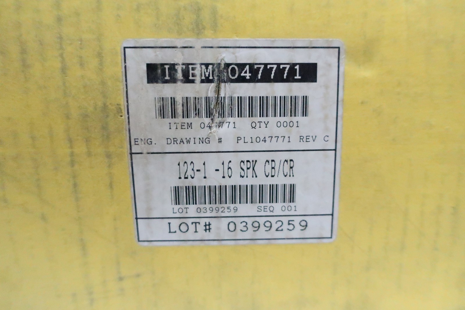 Chesterton 047771 123-1-16 SPK CB/CR Cart Mounted Self-aligning Single Seal 2in