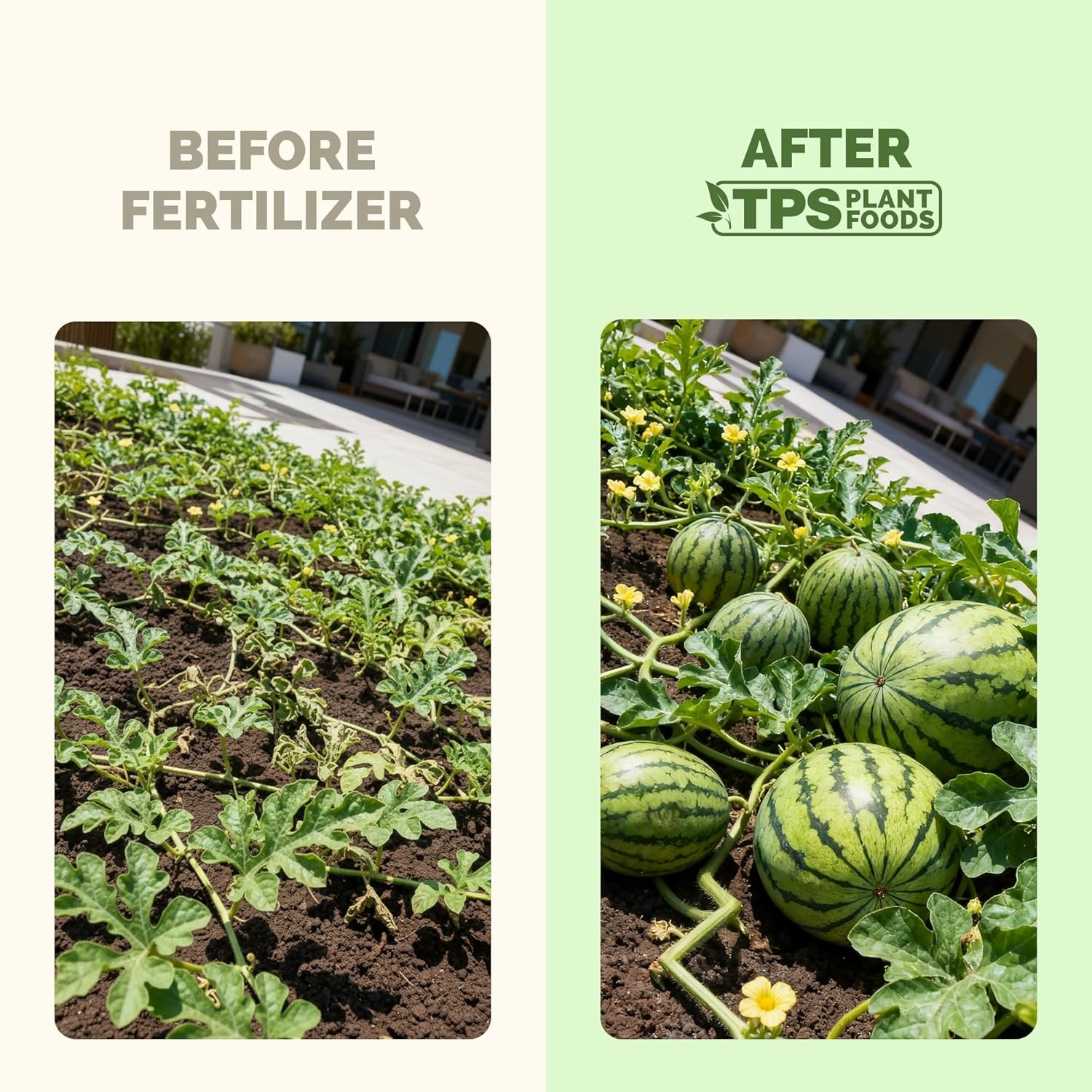 Liquid Watermelon Fertilizer for Bigger Melons, Vines & Strong Roots, 8 oz