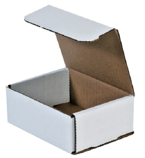 Pick Quantity 1- 350 5x4x2 White Corrugated Shipping Mailer Packing Box Boxes