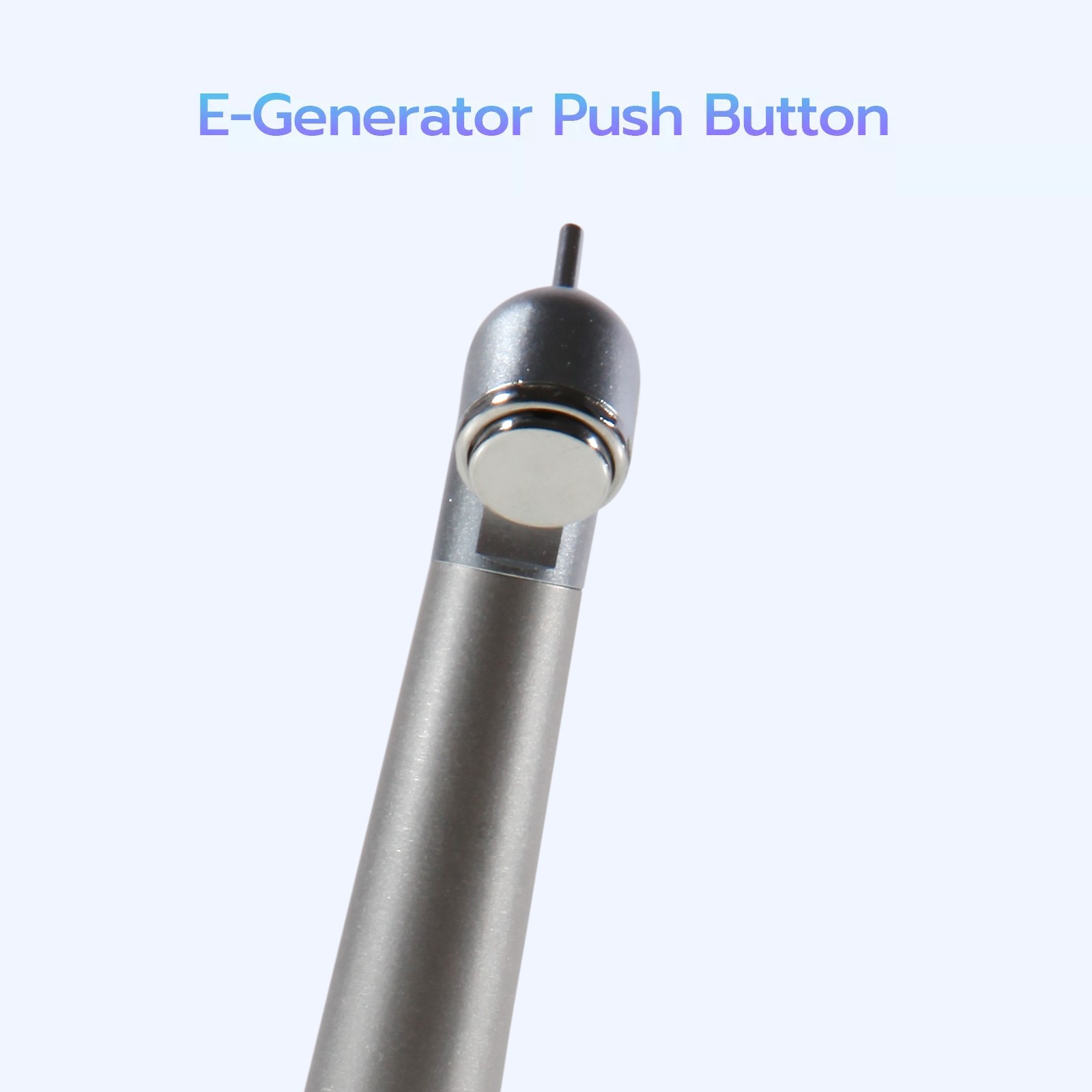 LED Dental Surgical Handpiece 45° Angle 2 Hole Borden Rear Exhaust Impact Air