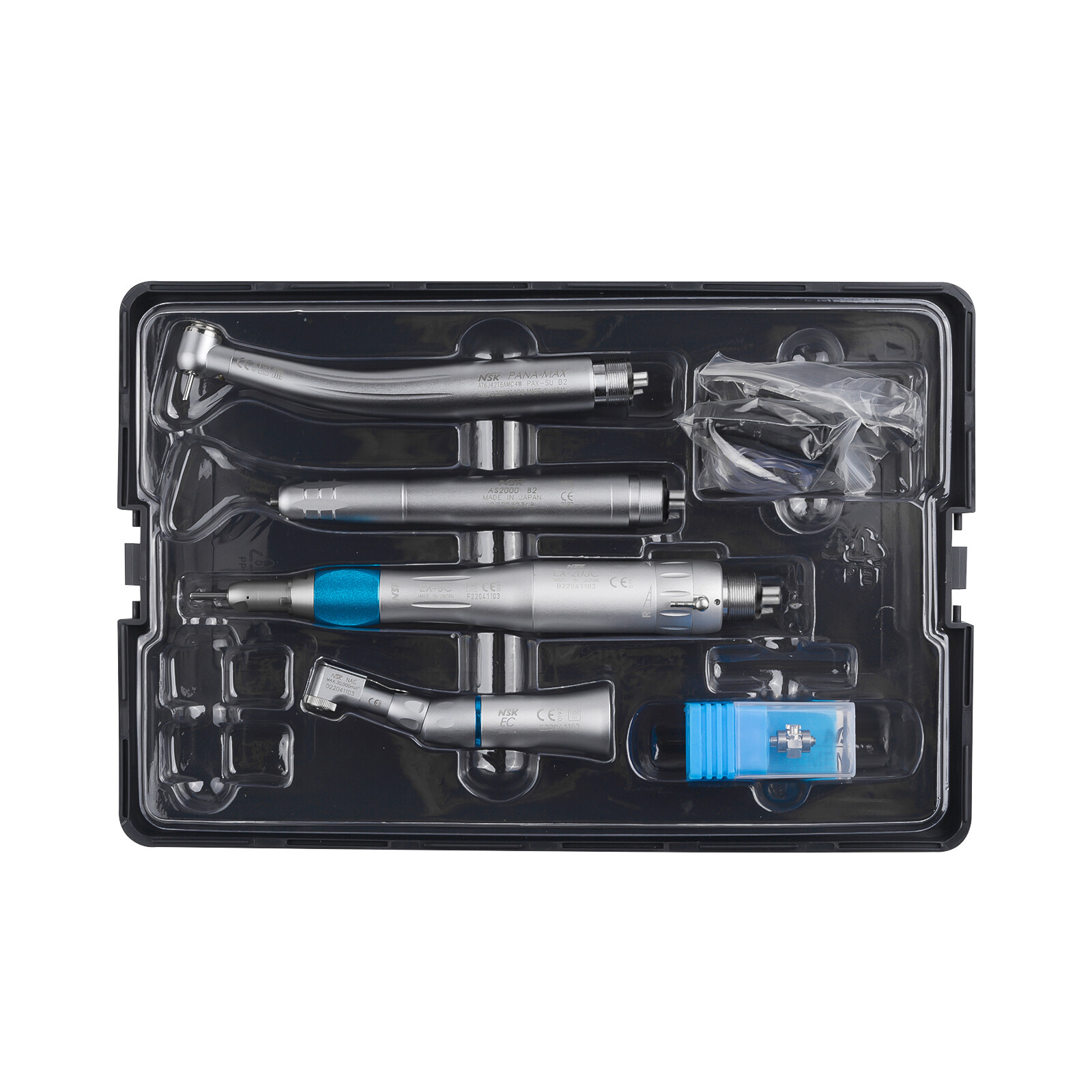 NSK Type Dental PANA MAX LED High Speed Handpiece+Air Scaler+EX203C Low Speed US