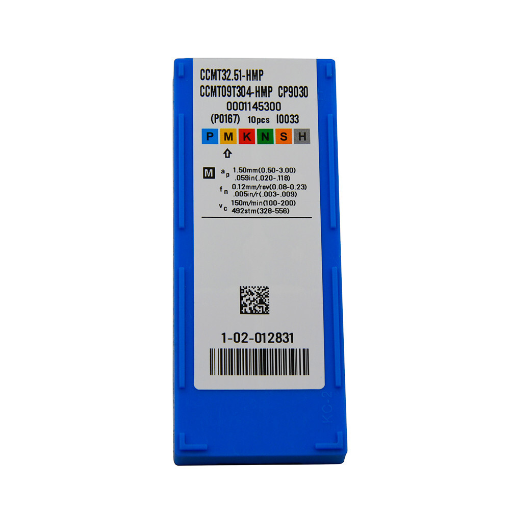 CCMT09T304-HMP PC9030 CCMT32.51-HMP Carbide inserts 10pcs/1pack