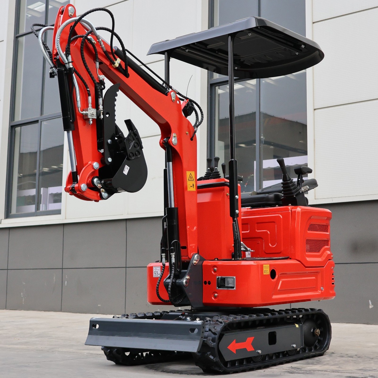 1.4Ton Mini Excavator Kubota EPA Hydraulic Thumb 5Attachments US Stock Free Ship