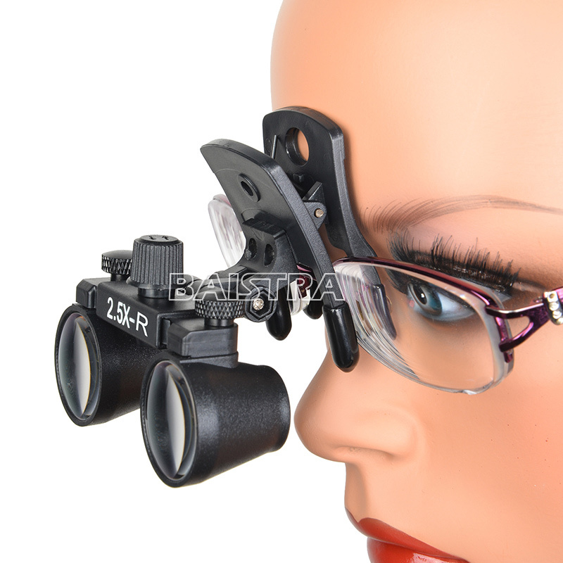 Dental Surgical Binocular Glass Medical Magnifier Loupes LED Lamp Head Light