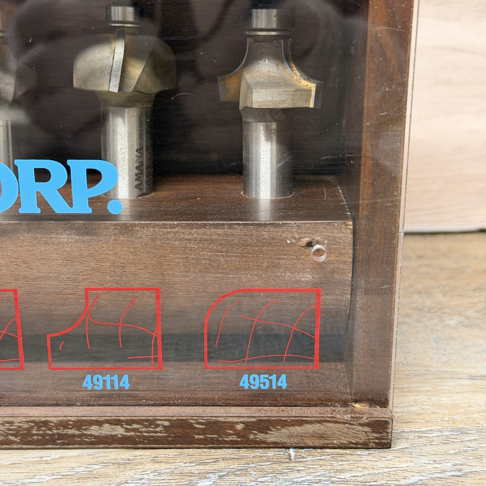 Amana Tool AMS-211 11-piece Carbide-tipped Router Bit Set GPC