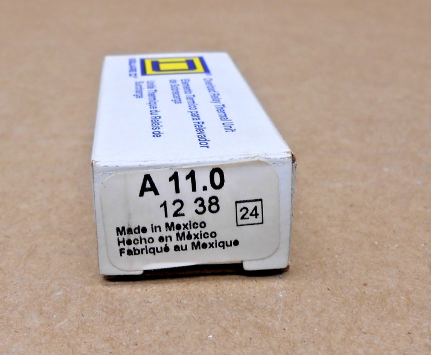SQUARE D A11.0 A 11.0 THERMAL OVERLOAD RELAY HEATER ELEMENT COIL UNIT (6 AVAIL)