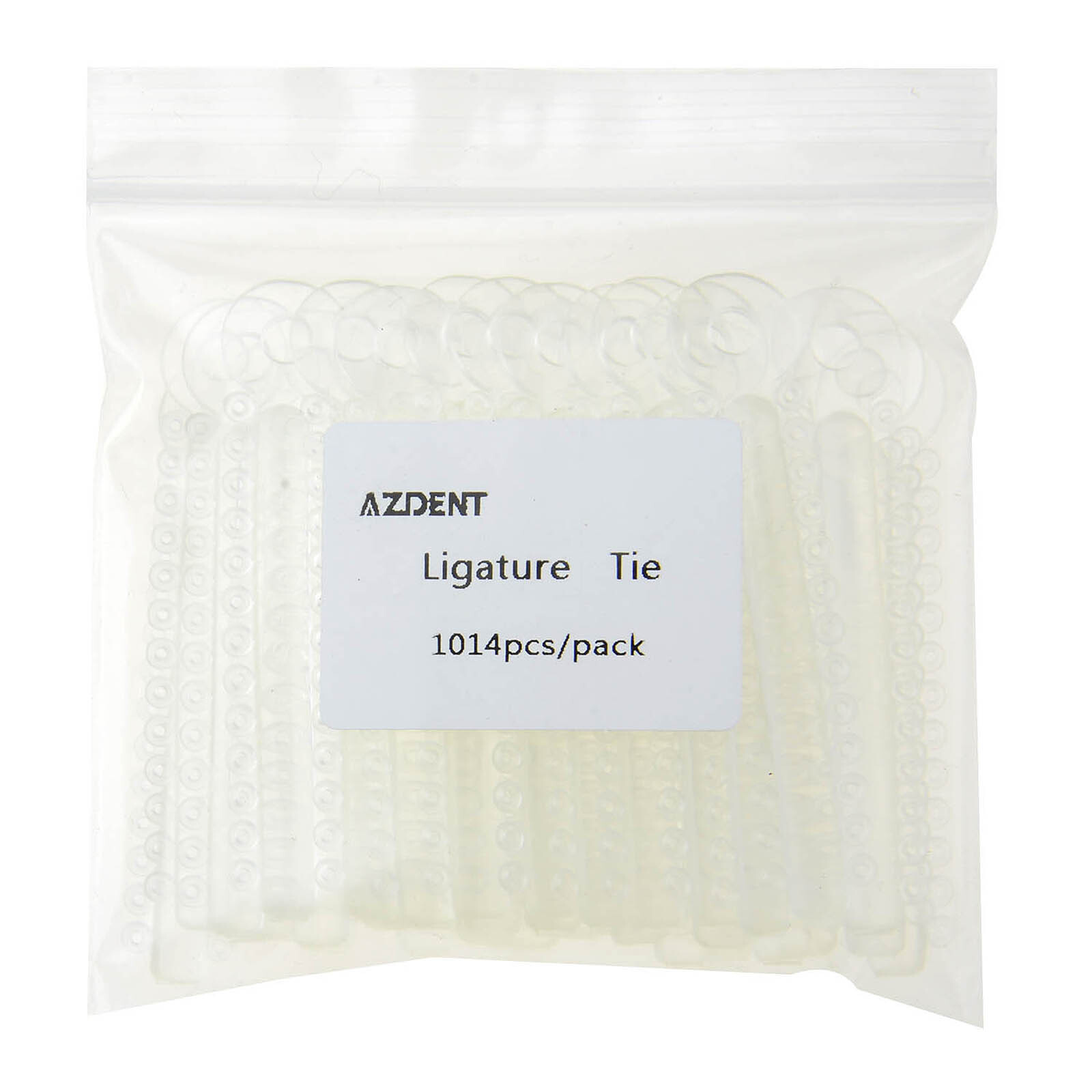 AZDENT Dental Orthodontic Elastic Ligature Ties Braces Rubber Bands 1014Pcs/Bag