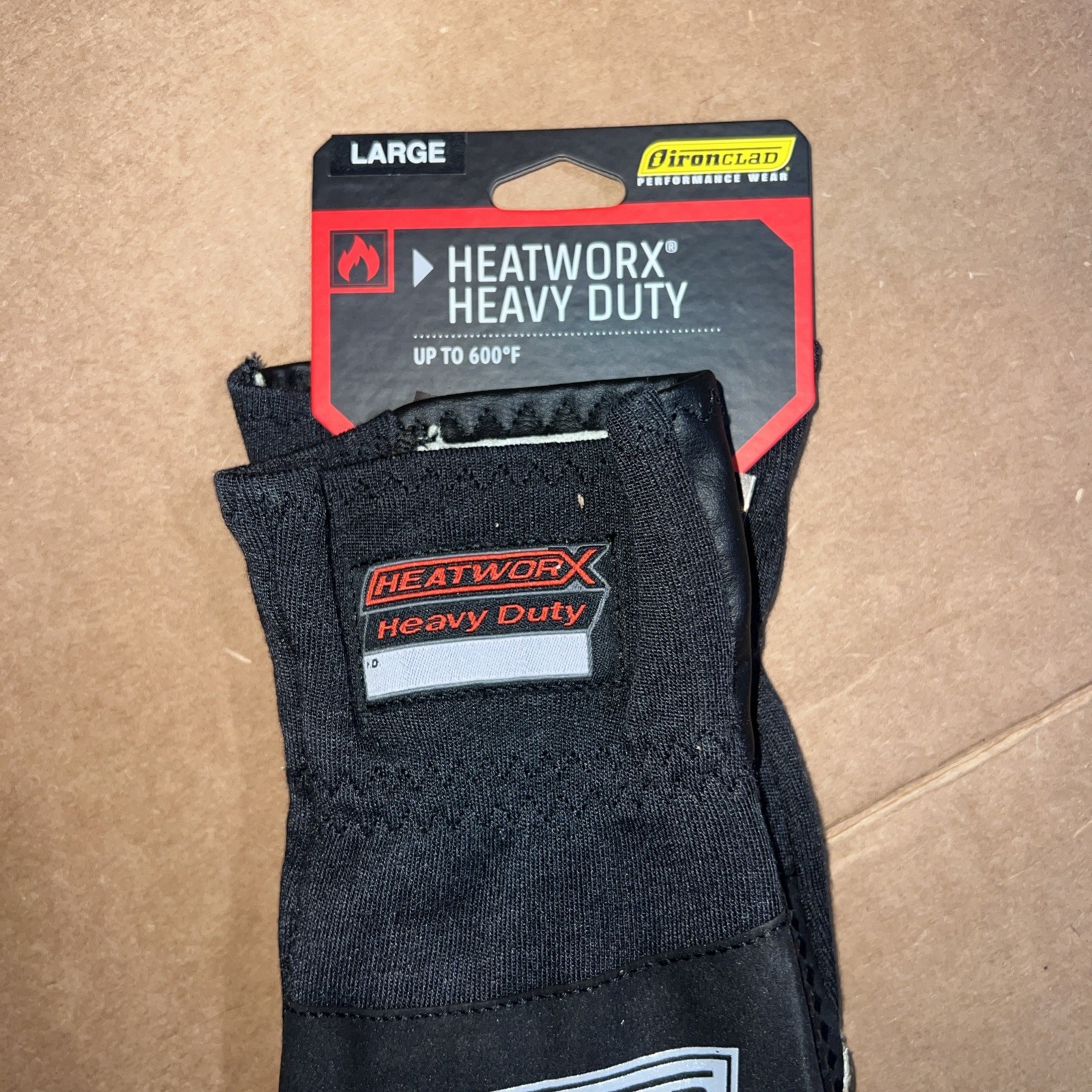 Heatworx Heavy Duty Heat Resistant Mechanic Fabricator Gloves Large