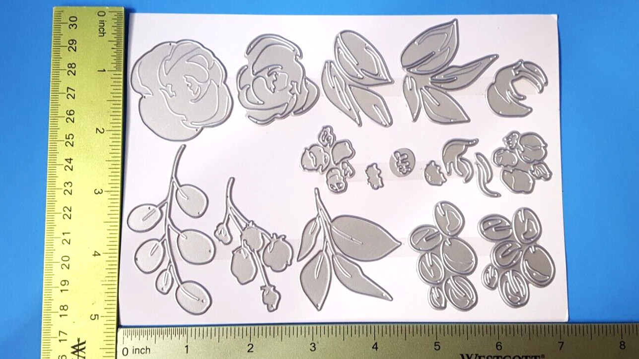 (2 pcs) Tim Holtz Sizzix BLOOM Colorize Thinlits Dies, 665208
