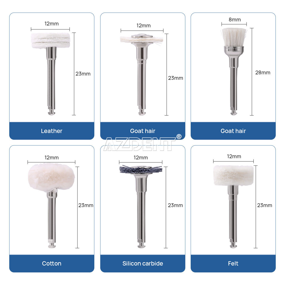 Dental Composite Polishing Kit RA 2.35MM For Composite Finishing and Polishing