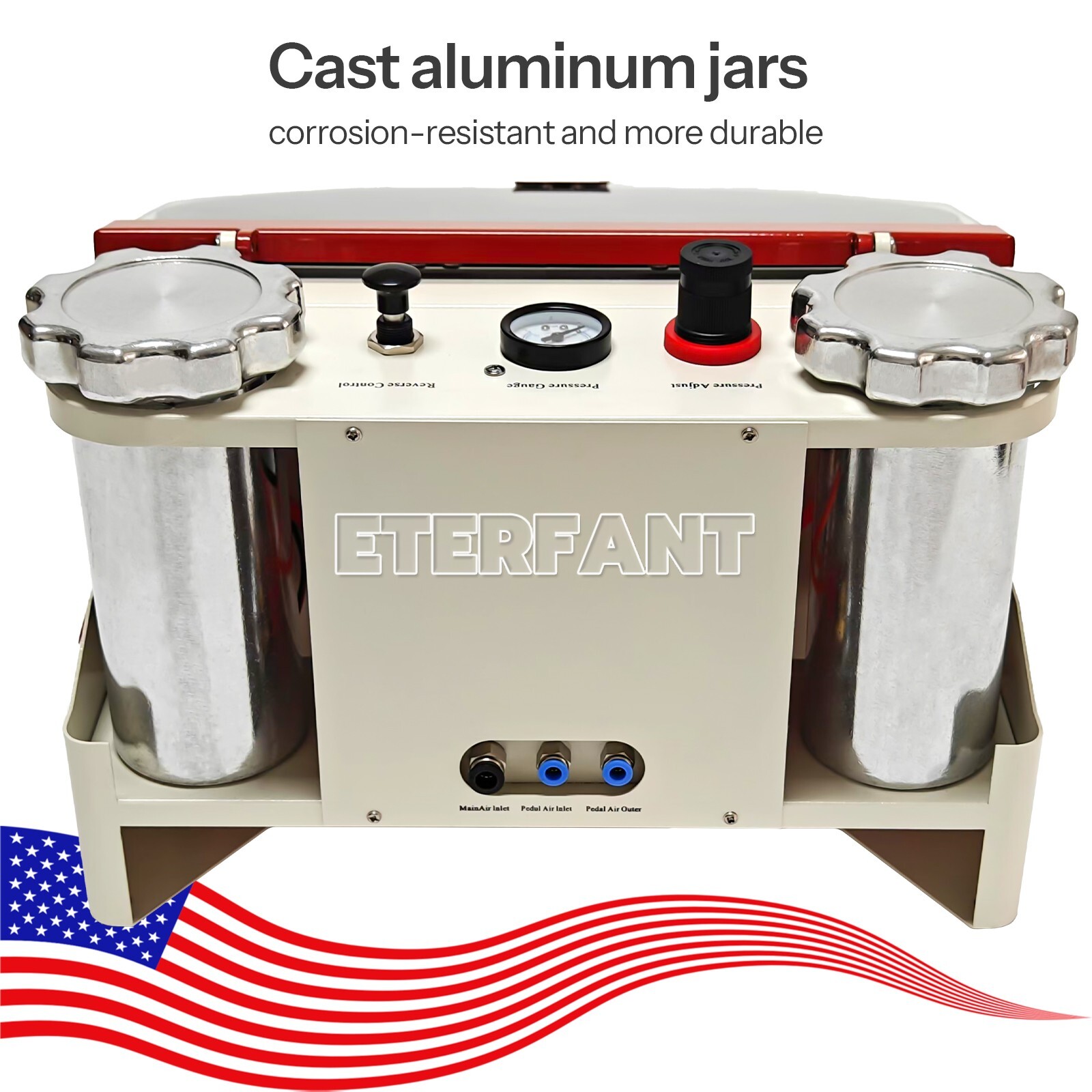 Dental Twin Pen Sandblaster Double Pen Sand Blaster for Lab 2 Aluminum Tank US