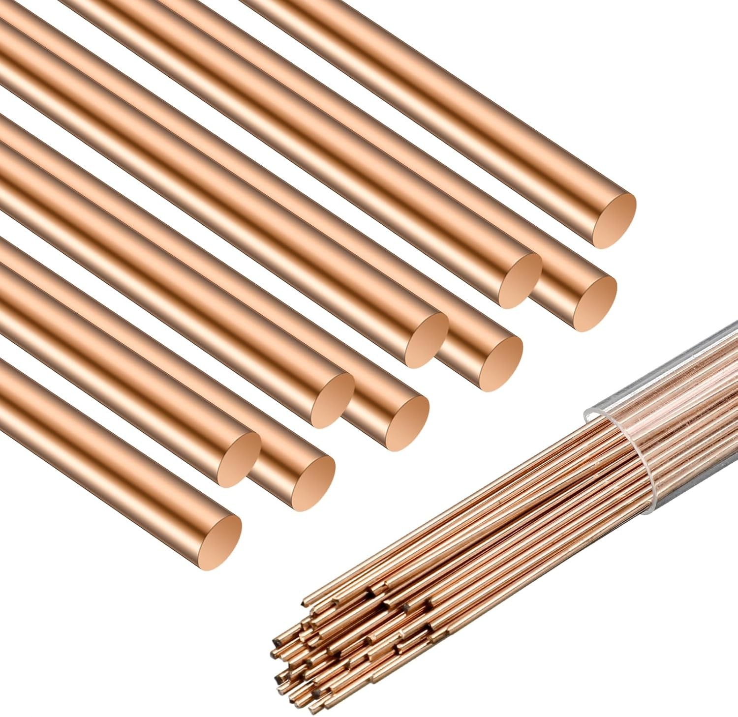 40 pcs Silver Brazing Rods for HVAC Copper Refridge Welding 0.04×9.84″