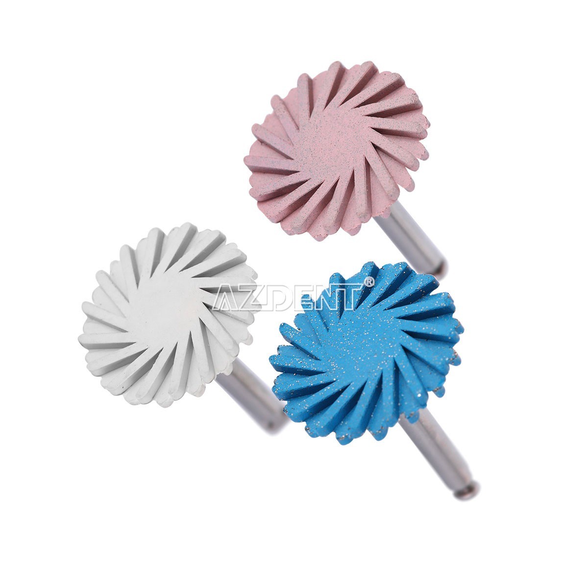 6Pc Dental Polishing Wheel Discs Kit RA 2.35mm for Composite Ceramic Polishing