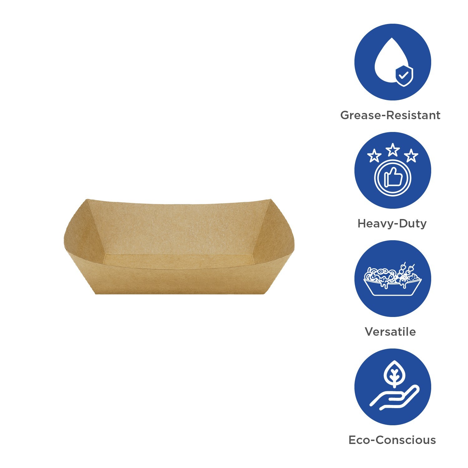 Karat Food Tray (Kraft) – 0.5 lb, FP-FT050K