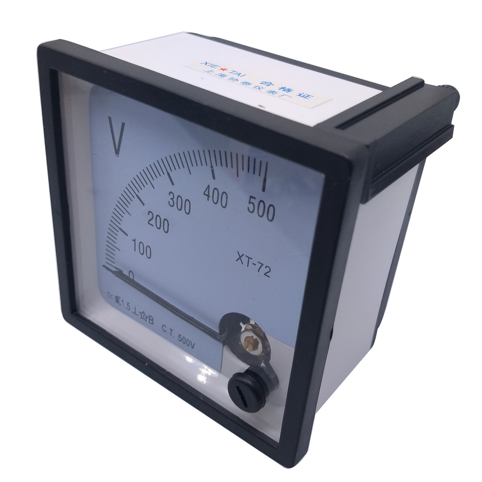 US Stock AC 0~500V Square Analog Volt Pointer Needle Panel Meter Voltmeter XT-72