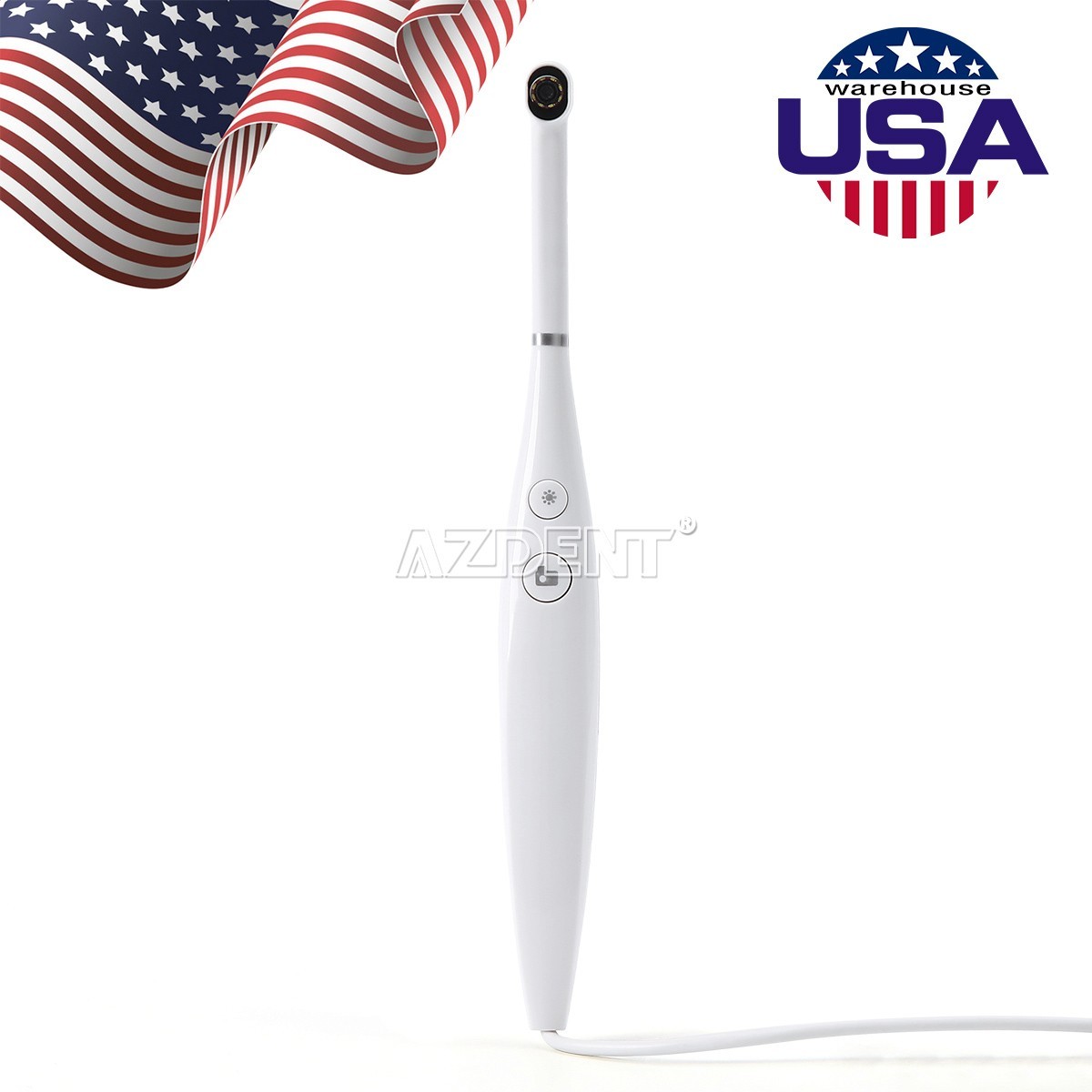 AZDENT Dental Intraoral Camera USB Imaging Intra Oral HD Camera 8 LED light