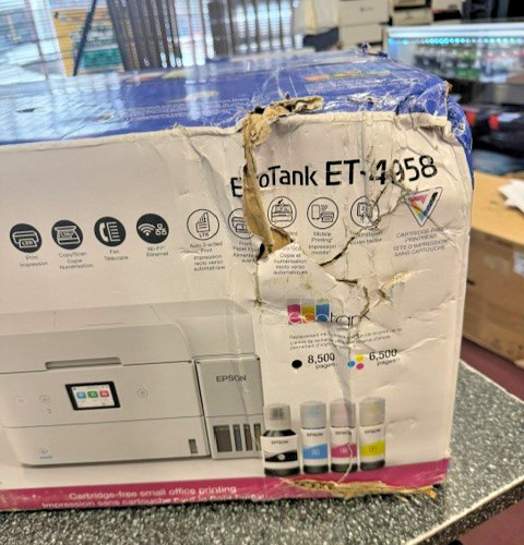 Epson ET-4958 EcoTank Wireless All-in-One Color Supertank Printer, C11CL40203