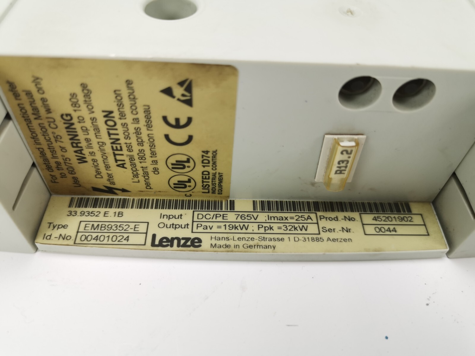 2pcs Lenze EMB9352-E / 33.9352e Brake Module DHL EXPRESS 12Month WARRANTY