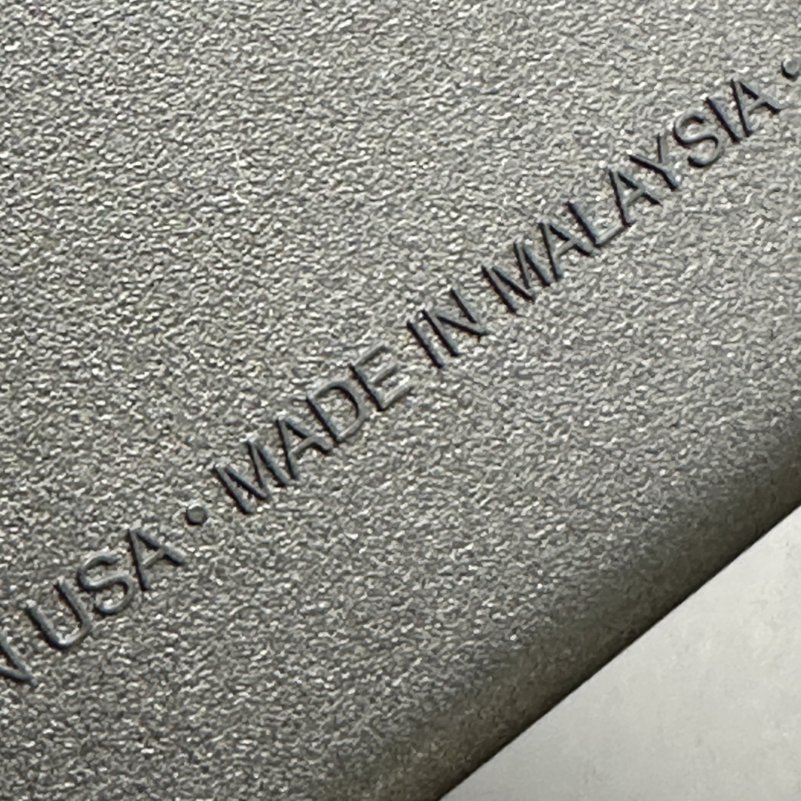 Vintage Rubbermaid Patent Pending Desk Organizer Tray Malaysia Matter Black 9,5”