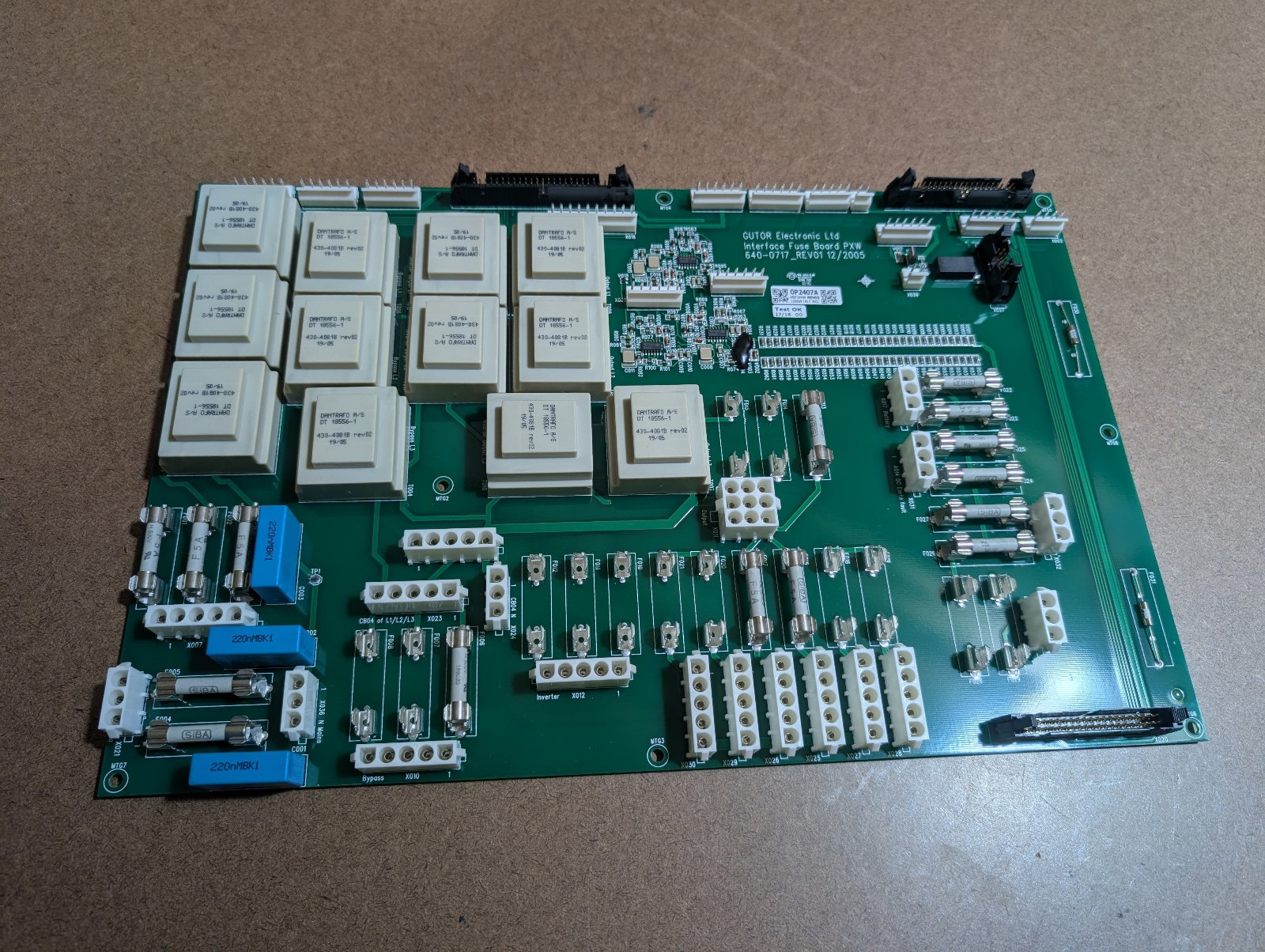 Gutor OP2407A REV03 Control Interface Board 430-4081B / OP2474 – 400VDC – New