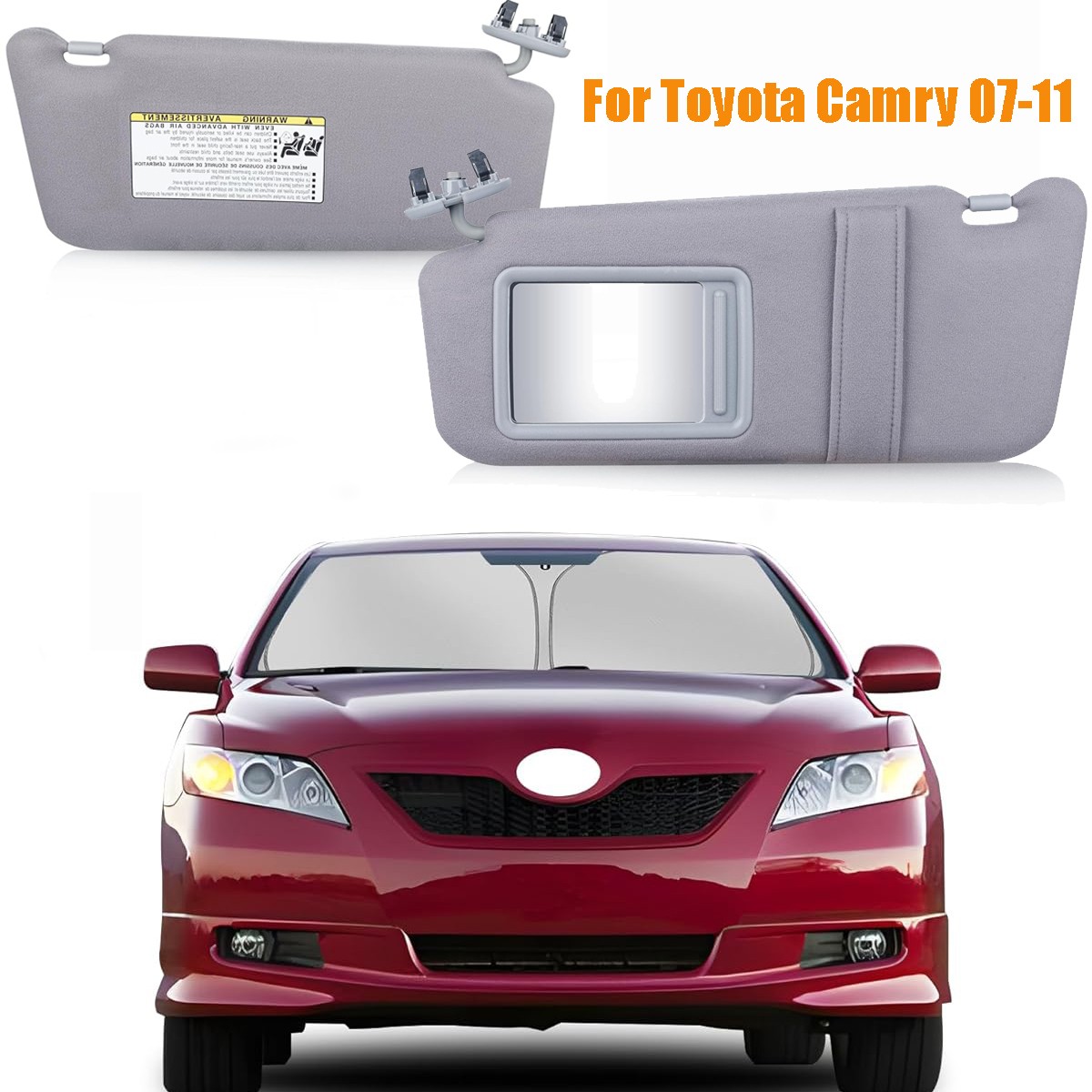 Car Sun Visor Left Driver Side&Right Passenger Side For Toyota Camry 2007-2011