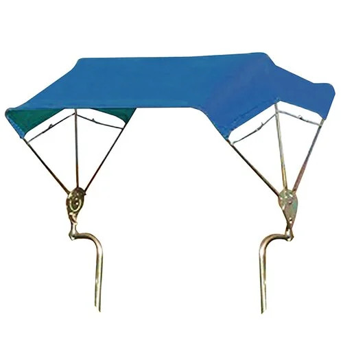 3-Bow Tractor Canopy with Frame Fender Mount 48″ – Blue