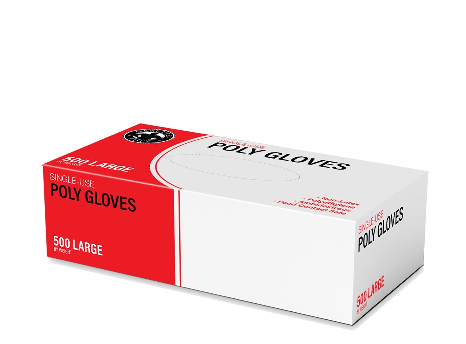 Poly Gloves – Large – Single Use – 10,000 Gloves/Case – Food Grade Safe