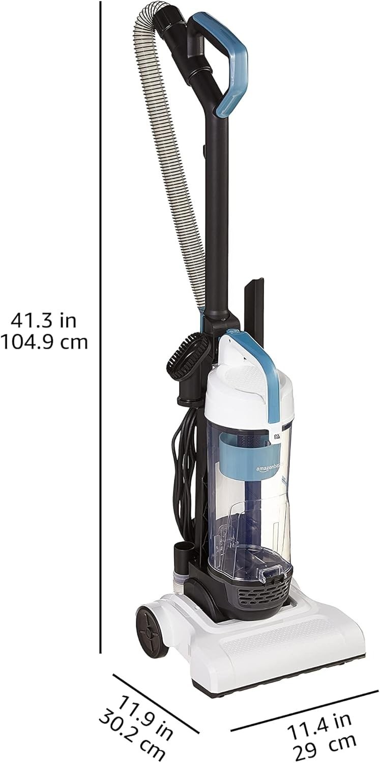 Amazon Basics Upright Bagless Vacuum Cleaner 720W 1.7L Lightweight 25ft Cord