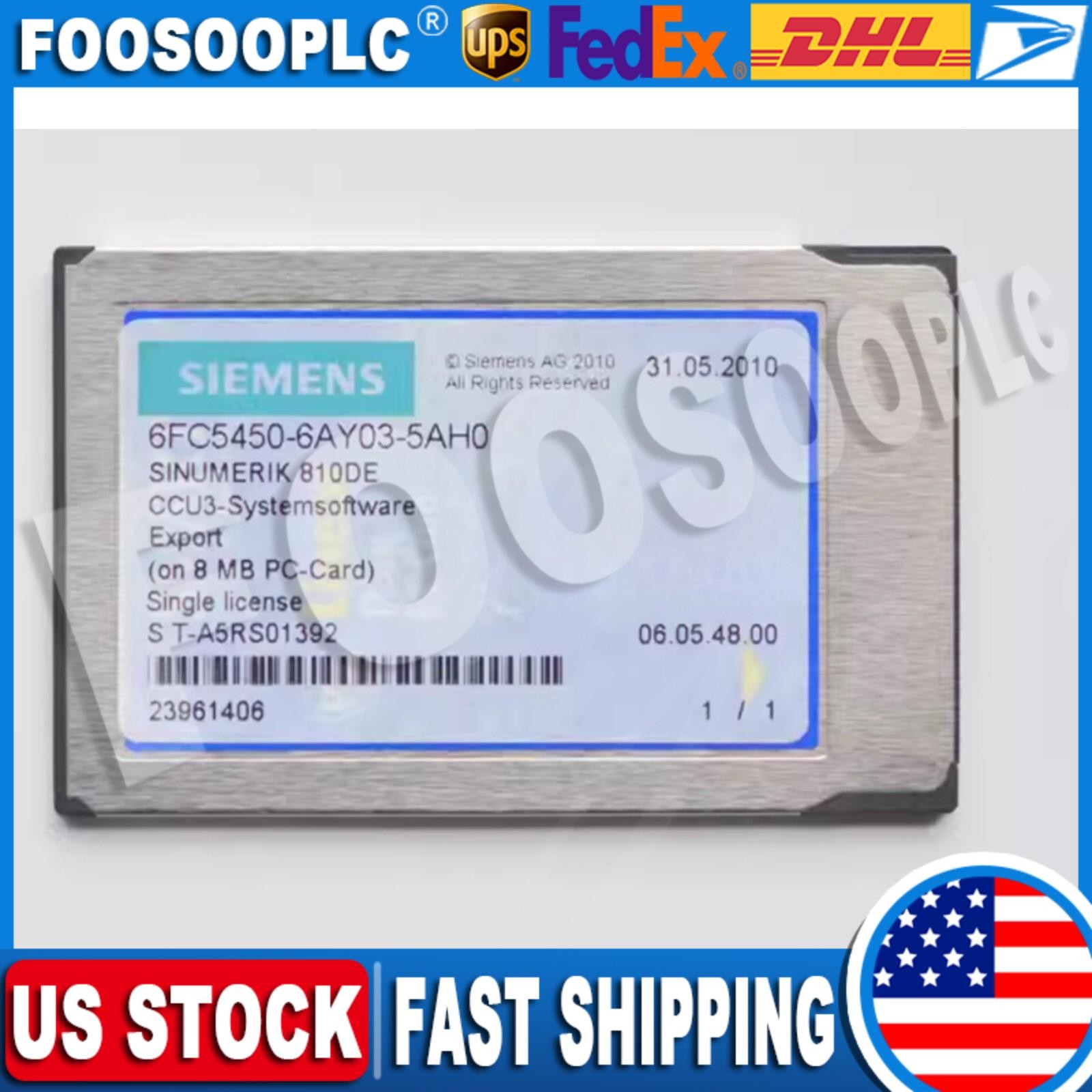 New Siemens 6FC5450-6AY03-5AH0 SINUMERIK 810DE CNC 6FC5 450-6AY03-5AH0