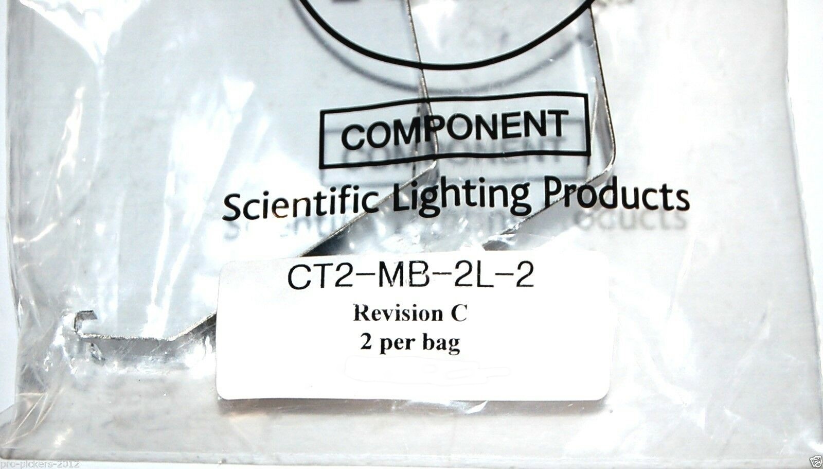 Scientific Lighting Products Citadel 2 Stainless Mounting Brackets CT2-MB-2L-2