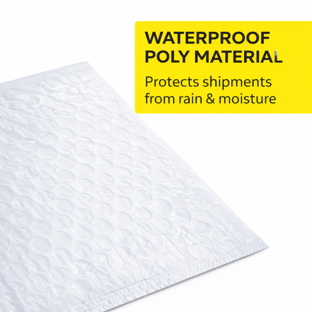 4×8 Poly Bubble Mailers Self Seal Padded Envelopes 4×7 Inner Shipping Bags