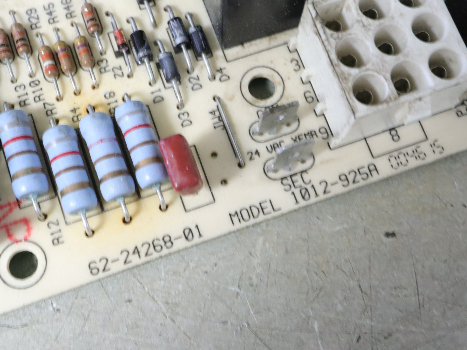 Rheem Ruud 62-24268-01 Furnace Control Circuit Board 1012-925A