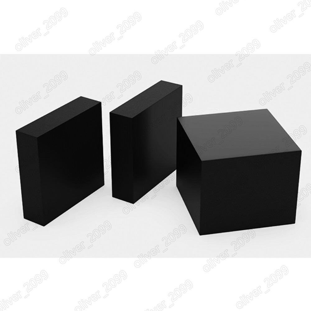 Vulcanized Rubber Flat Plate Blade Shock Absorber Pad Choose Size