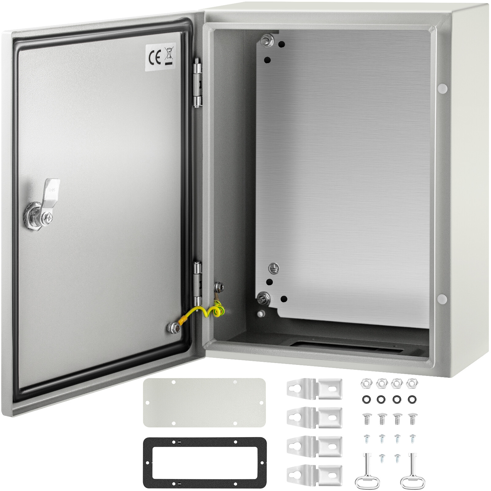 VEVOR Steel Electrical Box Electrical Enclosure Box 16x12x6” Carbon Steel IP65