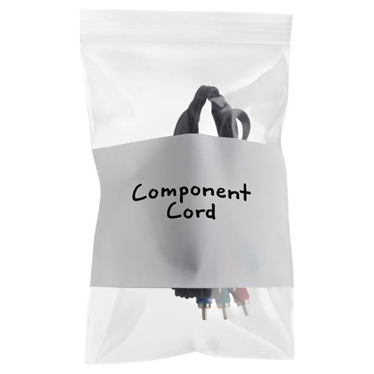 1000/PCS White Block 3″x4″ Clear Reclosable Seal Bag Plastic Zip Lock Bags 2Mil