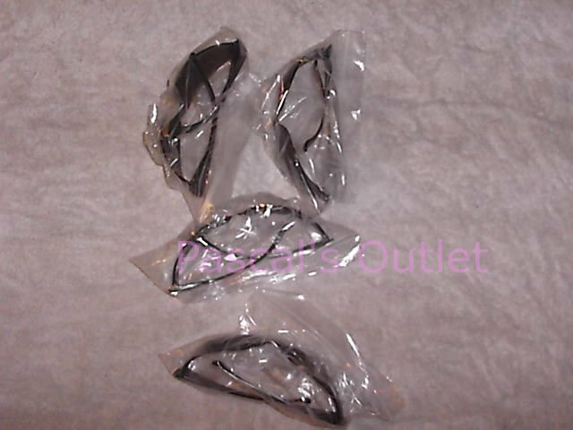 4 pack Tinted Safety Goggles (Dark grey smoke lens) Crews or Bulldog or Cordova