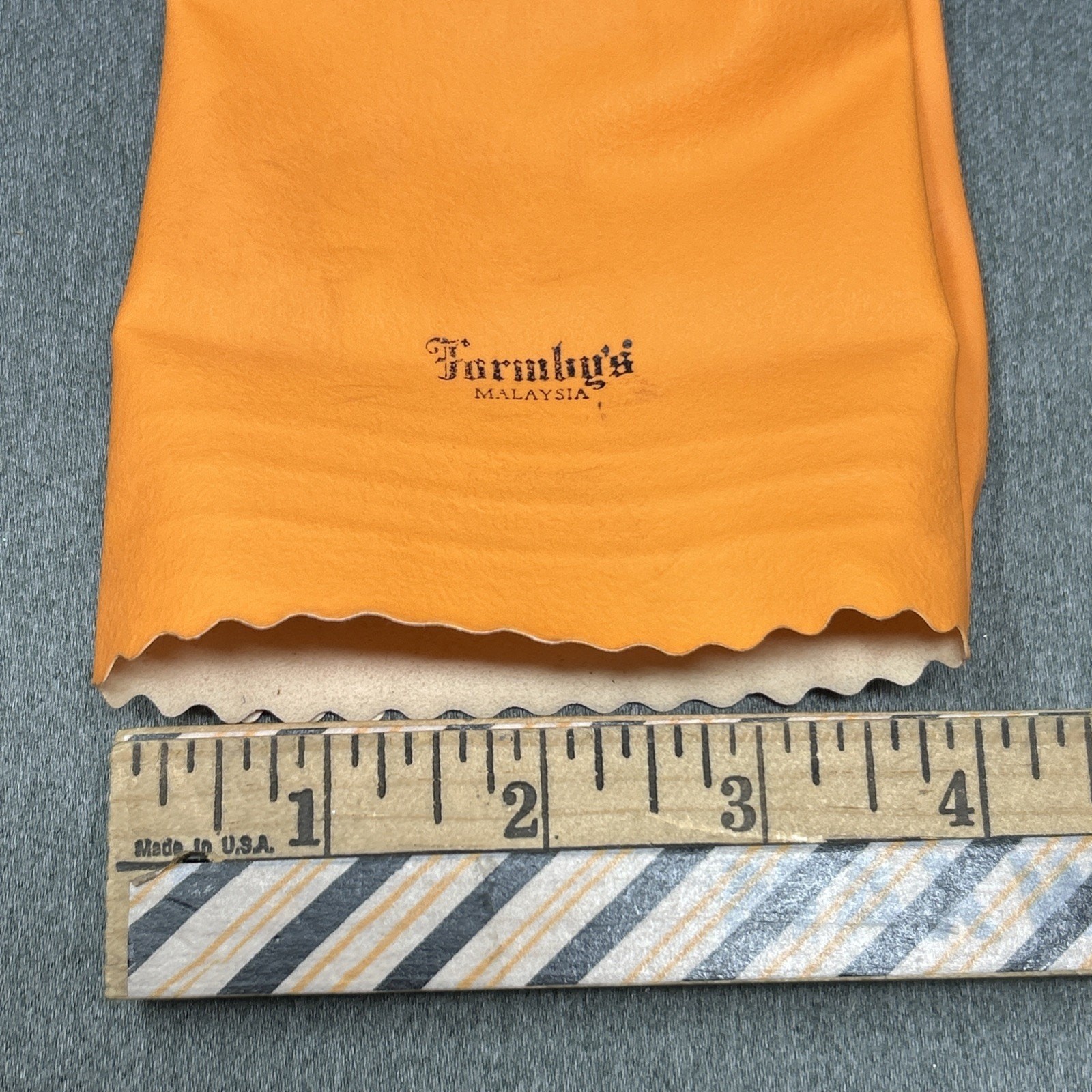 Formbys Refinishing Gloves Orange Chemical Resistant Safety Pair Malaysia