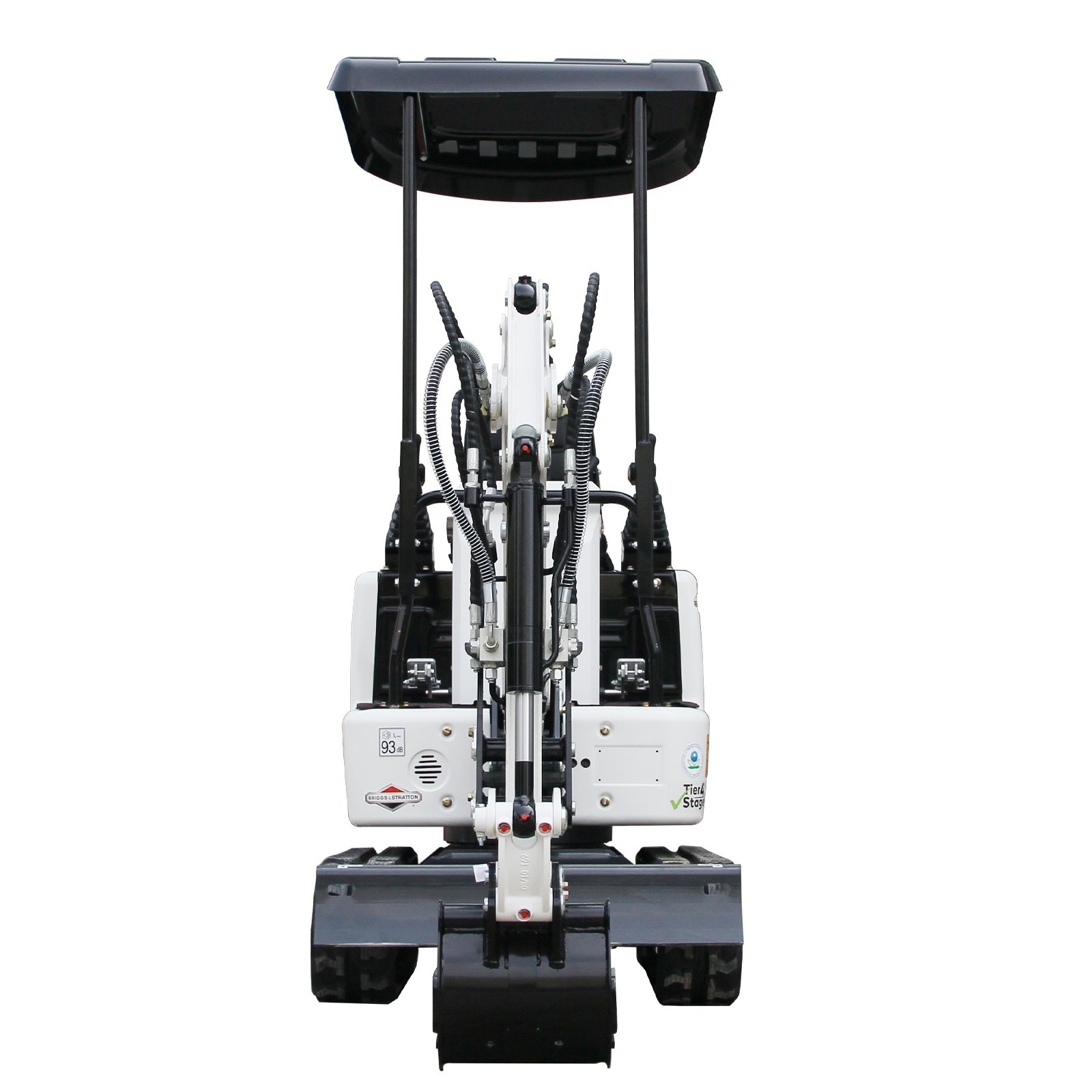 1 Ton Mini Excavator B&S Engine, Hydraulic thumb, Pilot system, Free Shipping