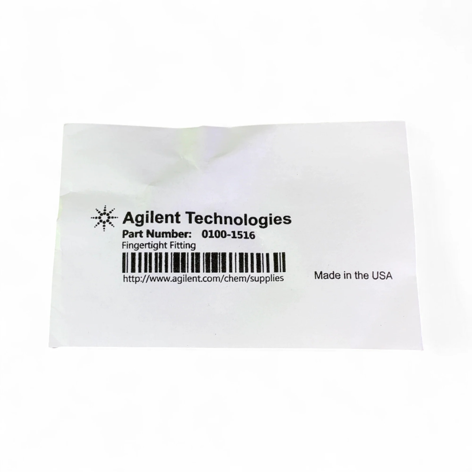 Agilent Technologies 0100-1516 Fingertight Fitting Lot of 3 NEW (Best Offer!)