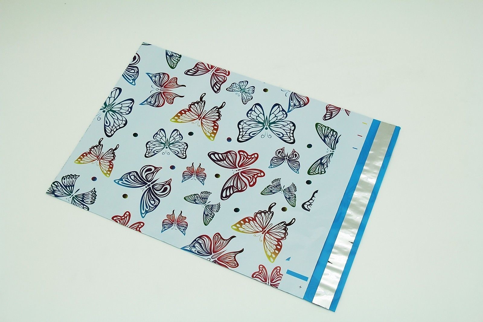 100 12×15.5 Butterfly Designer Poly Mailers Envelopes Boutique Custom Bags
