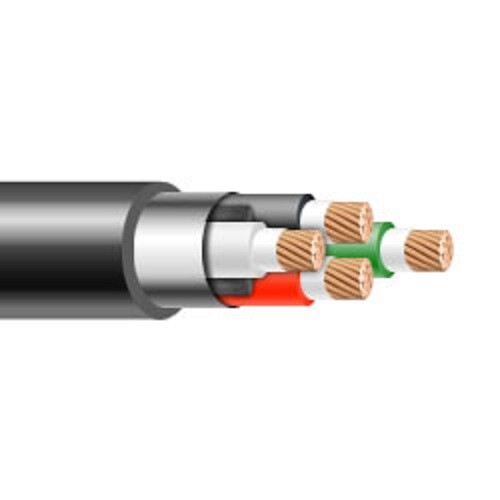 24050 50′ 2/4 Wire Cord SOOW , Rubber Coated, 2 Gauge, 4 Conductor, 600V