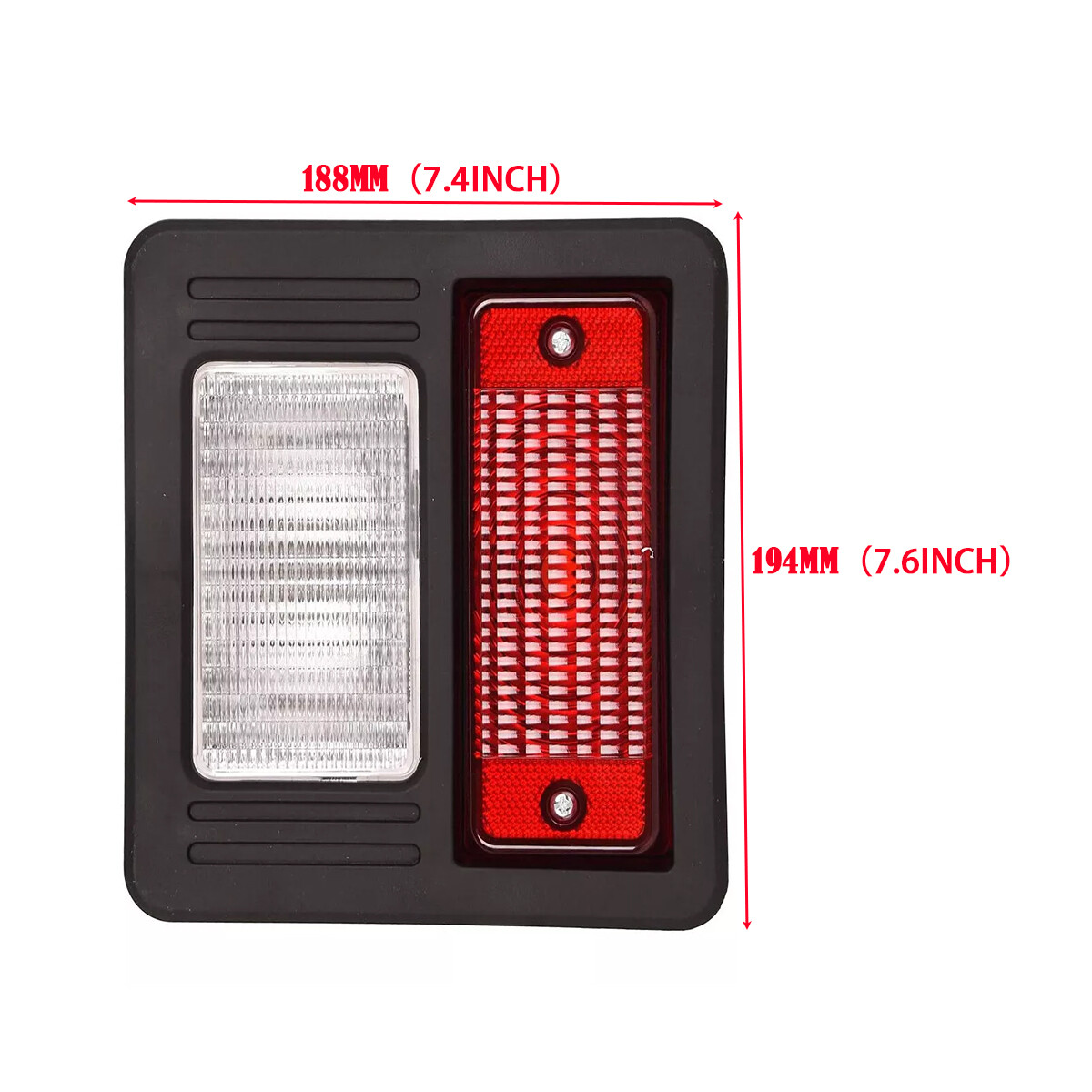 2X Rear Light Assembly 6670284 for Bobcat Skid Steer 873 883 963 A220 A300 A770