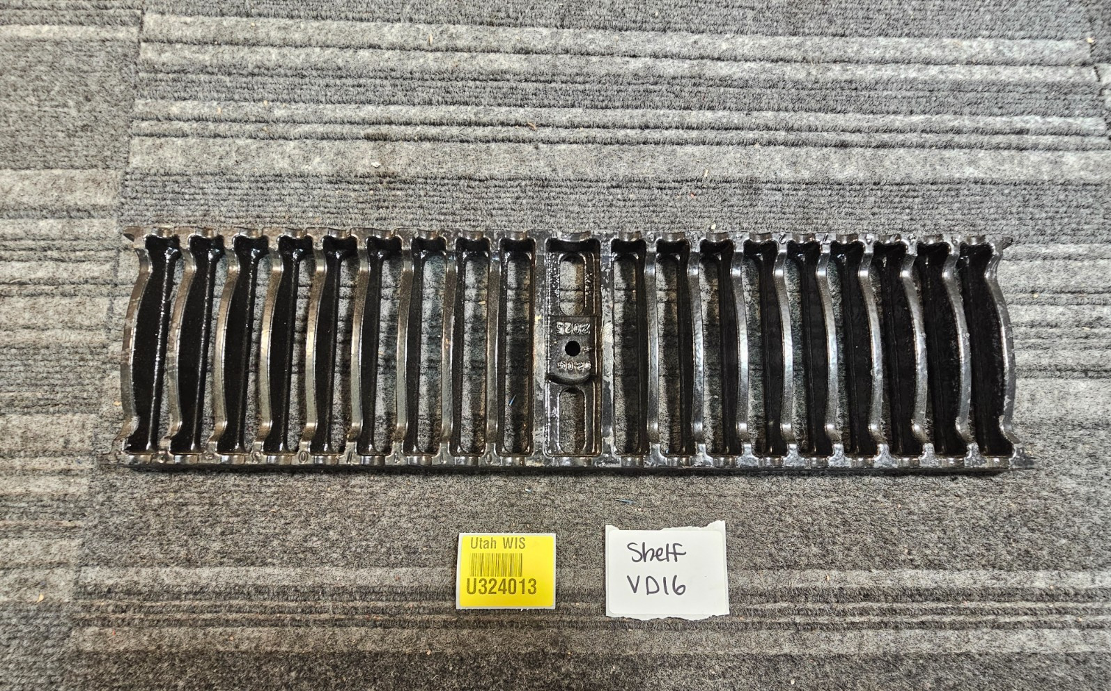 ZURN P6-DGC 5 3/8 in Width 19.5″ Length, Ductile Iron Grate Rectangular Slotted