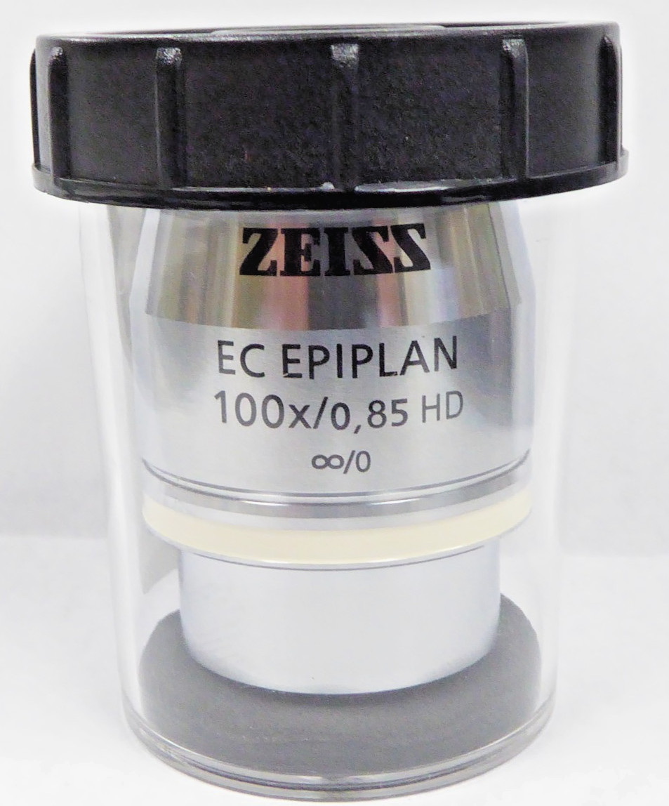 Zeiss Objective EC Epiplan 100x/0.85 BD M27 (FWD=0.87mm) Brand New With Case