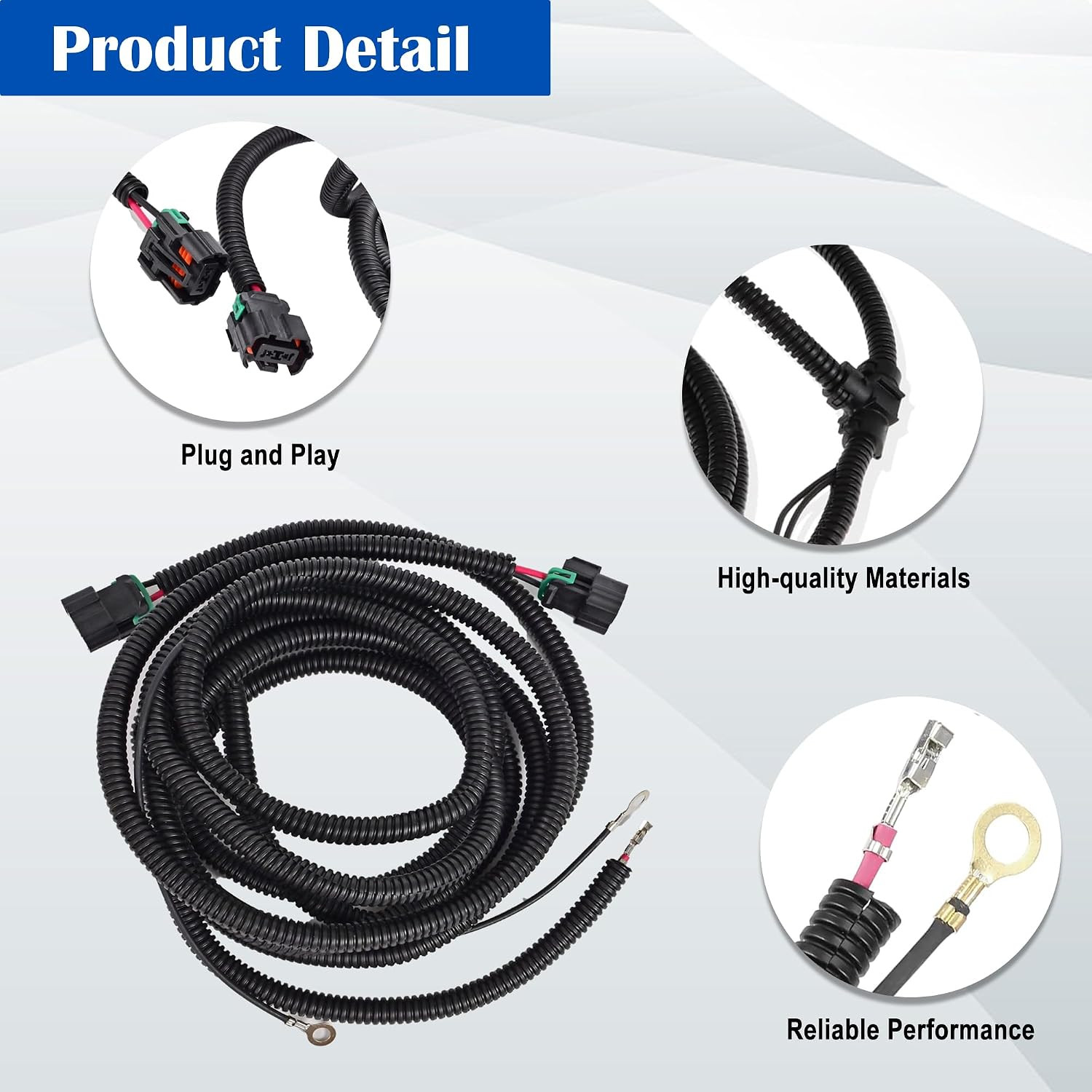 Fog Light Wiring Harness & Headlight Dimmer Switch for 2007-2014 Chevy Silverado