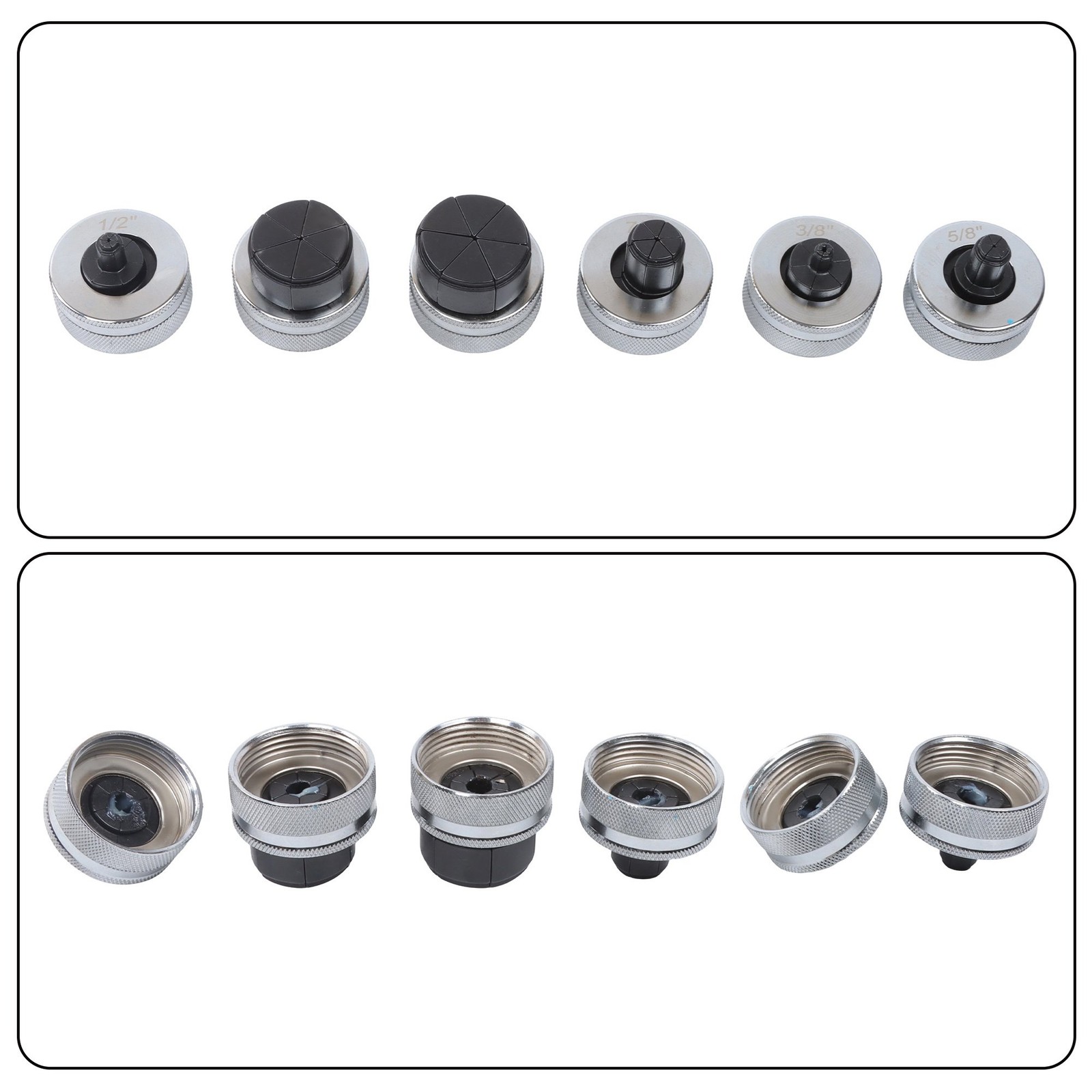 High Quality HVAC Tubing Expander Kit Tube Swaging Set Includes 3/8” To 1-5/8”